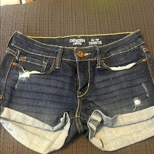 Levi's Dark Blue Denim Jean Shorts